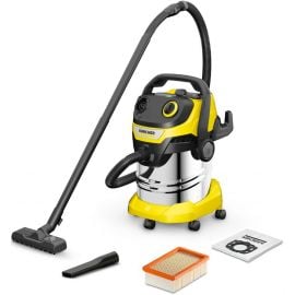 Karcher WD 5 S V-25/5/22 Construction Vacuum Cleaner Yellow/Black/Gray (1.628-350.0) | Vacuum cleaners | prof.lv Viss Online