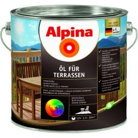 Eļļa Alpina Öl Für Terrassen Terasēm Un Dārza Mēbelēm Caurspīdīga | Paints, varnish, wood oils | prof.lv Viss Online