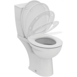 Идеальный стандарт Туалетная чаша Tualetes Pods с горизонтальным (90°) выпуском и мягким закрытием с крышкой, белый W328701 (34321) | Ideal Standard | prof.lv Viss Online
