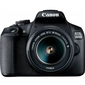 Canon EOS 2000D DSLR Camera 24.1Mpx Black (2728C002) | Photo technique | prof.lv Viss Online