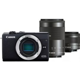 Bezspoguļa Kamera Canon EOS M200 24.1Mpx Melna (3699C018) | Fotokameras | prof.lv Viss Online