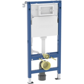 Tualetes Poda rāmis Duofix Basic UP100 Delta, ar stiprinājumiem (458.103.00.1) | Wall-mounted toilet mounting element | prof.lv Viss Online