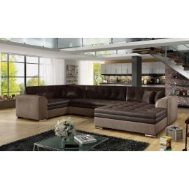 Eltap Damario Monolith/Monolith Corner Pull-Out Sofa 189x338x78cm, Brown (Dam_29) | Living room furniture | prof.lv Viss Online