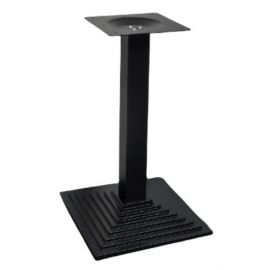 Linergo Central table leg with conical base H-730mm, 450x450mm, Black (47-0606) | Linergo | prof.lv Viss Online