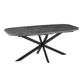 Virtuves galds Home4youevelektas Ramona, 90x180-220x76cm, Pelēka (10594) | Home4you | prof.lv Viss Online