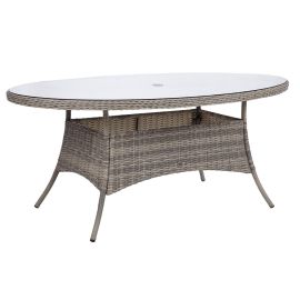 Dārza galds Home4you Trento 180x100x73cm, Pelēka (10608) | Home4you | prof.lv Viss Online