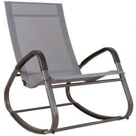 Šūpuļkrēsls Home4you Ario, 90x60x91cm, Pelēks (13304) | Dārza mēbeles | prof.lv Viss Online