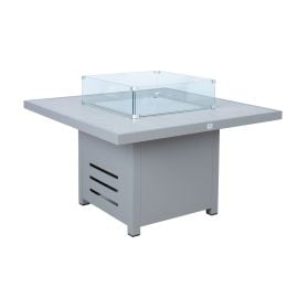 Dārza galds Home4you Rio 110x110x66cm, Pelēka (13686) | Garden tables | prof.lv Viss Online