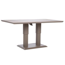 Dārza galds Home4you Marenda 150x90x52-75cm, Bēša (15016) | Home4you | prof.lv Viss Online