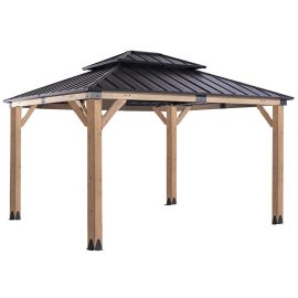 Dārza Nojume Home4you Cedar, 3.9x3.3x.2.9m, Brūna (17401) | Dārza nojumes | prof.lv Viss Online