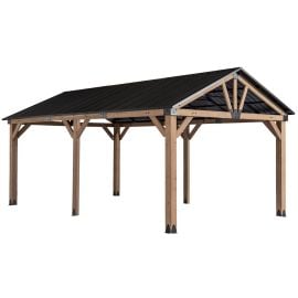 Dārza Nojume Home4you Cedar, 6x3.6x.2.9m, Brūna (17402) | Dārza nojumes | prof.lv Viss Online