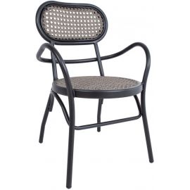 Home4You Bolgheri Garden Chair 62x56x83cm, Brown/Black (18641) | Garden chairs | prof.lv Viss Online