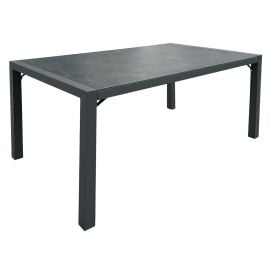 Dārza galds Home4you Delgado 140x80x72cm, Pelēka (19386) | Garden tables | prof.lv Viss Online