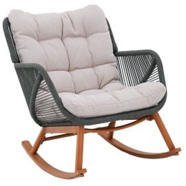 Dārza Šūpuļkrēsls Home4you Tuxedo 101.5x79.5x93cm, Bēšs (20593) | Home4you | prof.lv Viss Online