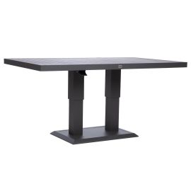 Dārza galds Home4you Tomson 150x90x52-75cm, Pelēka (25177) | Home4you | prof.lv Viss Online