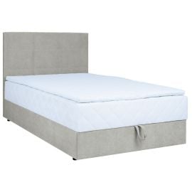 Kontinentālā Divguļamā Gulta Home4you Levi, 120x200cm, Ar Matraci, Bēša (83840) | Gultas ar veļas kasti | prof.lv Viss Online