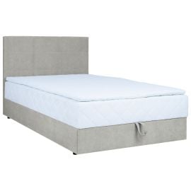 Kontinentālā Divguļamā Gulta Home4you Levi, 140x200cm, Ar Matraci, Bēša (83868) | Gultas ar veļas kasti | prof.lv Viss Online