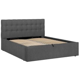 Divguļamā Gulta Home4you Leena, 160x200cm, Bez Matrača, Pelēka (84100) | Gultas ar veļas kasti | prof.lv Viss Online