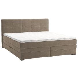 Kontinentālā Divguļamā Gulta Home4you Jeep, 160x200cm, Ar Matraci, Bēša (86108) | Gultas ar veļas kasti | prof.lv Viss Online