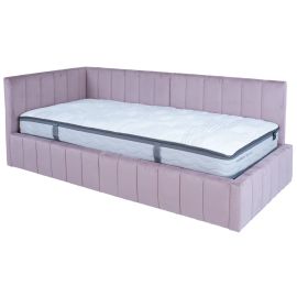 Vienvietīgā Gulta Home4you Jasper, 90x200cm, Ar Matraci, Violeta (K285231) | Кровати с матрасом | prof.lv Viss Online