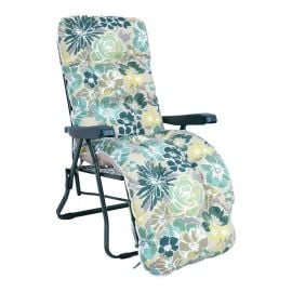 Sauļošanās krēsls Home4you Baden-Baden, 86x57x100cm, Krāsains (K109547) | Sun loungers | prof.lv Viss Online
