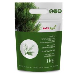 Mēslojums Baltic Agro Mūžzaļajiem Augiem, Skujkokiem, 1kg | Торф, удобрение, семена | prof.lv Viss Online
