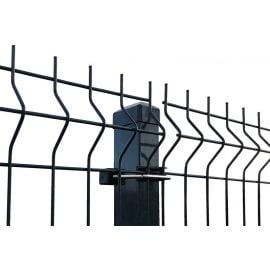 Порошково-покрытый, оцинкованный 3D заборный панель 1.53x2.5м, 50x200мм, Ø3.5/3мм стержень, антрацит (001511) | Панельные заборы | prof.lv Viss Online