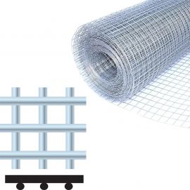 Galvanized Metal Mesh 1x25m, Ø0.9mm Wire (001525) | Roll fences | prof.lv Viss Online