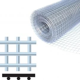 Сетка металлическая оцинкованная 1x25м, 25x25мм, Ø1.75мм, сталь (001527) | Рулонные заборы | prof.lv Viss Online