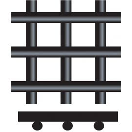 Сетка металлическая проволочная 1,5x3м, 50x50мм, Ø3мм (001532) | Заборы | prof.lv Viss Online
