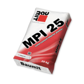 Баумит MPI 25 Известково-цементная штукатурка (машинная), 25кг | Штукатурки | prof.lv Viss Online