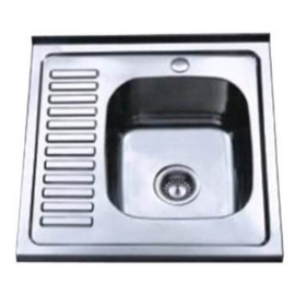 Virtuves izlietne Tredi DM-6060, Iebūvējamā, Nerūsējošā tērauda, labā (21423) | Tredi | prof.lv Viss Online