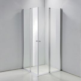 Vento Prato 90x90cm H=190cm A622-9 Square Shower Enclosure Without Tray, Chrome (44226) NEW | Shower cabines | prof.lv Viss Online