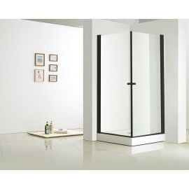 Vento Napoli 90x90cm H=195cm A1011F Square Shower Enclosure Without Tray, Black (44243) NEW | Shower cabines | prof.lv Viss Online