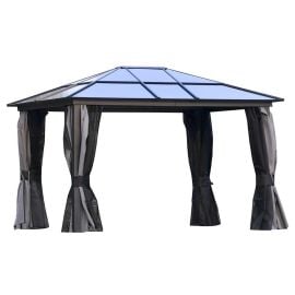 Dārza Nojume Domoletti Grande, 3.6x3x2.8m, Pelēka | Dārza mēbeles | prof.lv Viss Online