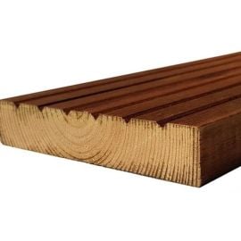 Terases Dēlis 28x145x3000mm Brūna | Лесоматериалы | prof.lv Viss Online