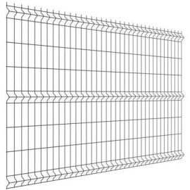 3D Paneļu žogs Garden Center krāsots, cinkots 1.53x2.5m, Ø3.2mm, pelēks | Žogi | prof.lv Viss Online