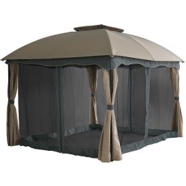 Dārza Nojume Domoletti Safari 2, 3.6x3x2.7m, Brūna (501785533) | Dārza nojumes | prof.lv Viss Online