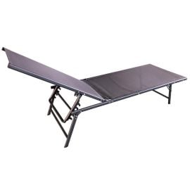 Sauļošanās krēsls Domoletti Tela, 182x55x57.5-95.5cm, Melns (502463207) | Domoletti | prof.lv Viss Online