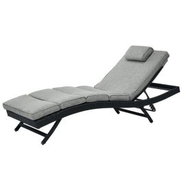 Sauļošanās krēsls Domoletti Suhl, 200x70x40cm, Pelēks (502005267) | Domoletti | prof.lv Viss Online