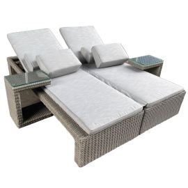 Sauļošanās krēsls Domoletti Capri, 214x150x35cm, Brūns (502693951) | Domoletti | prof.lv Viss Online