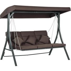 Dārza Šūpuļdīvāns Domoletti, 198x118x168cm, Brūns (502825282) | Domoletti | prof.lv Viss Online