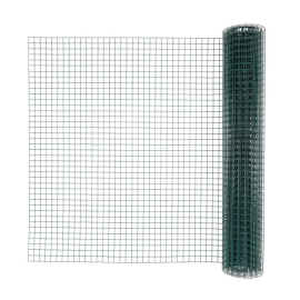Žogs Garden Center Metināts, cinkots, PVC pārklāts, 1x5m rullis, 25x25mm acs, 2.2mm stieple, zaļš | Žogi ruļļos | prof.lv Viss Online