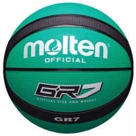 Мяч для баскетбола Molten BGR 7 зеленый (634MOBGR7GK) | Мячи | prof.lv Viss Online