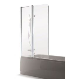 Glass Service Merita 90MER Asymmetrical Bath Screen 150x89cm White | Stikla Serviss | prof.lv Viss Online