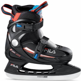 Fila J-One Ice HR Хоккейные коньки Черные/Красные/Синие | Отдых для детей | prof.lv Viss Online