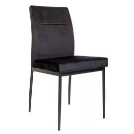 Кухонный стул Black Red White Alm Velvet черный | Кухонные стулья | prof.lv Viss Online
