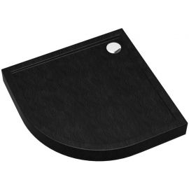 Vento Black 90x90cm Shower Tray R550 Black (44206) | Shower pads | prof.lv Viss Online