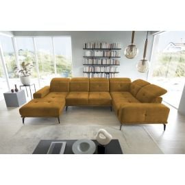 Eltap Neviro Loco Corner Sofa 201x350x77cm, Yellow (CO-NEV-RT-45LO) | Sofas | prof.lv Viss Online