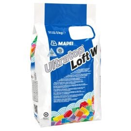 Mapei Ultratop Loft W Fine Fraction Cement-Based Self-Leveling Composition, White, 5kg (5S80005A) | Microcement | prof.lv Viss Online